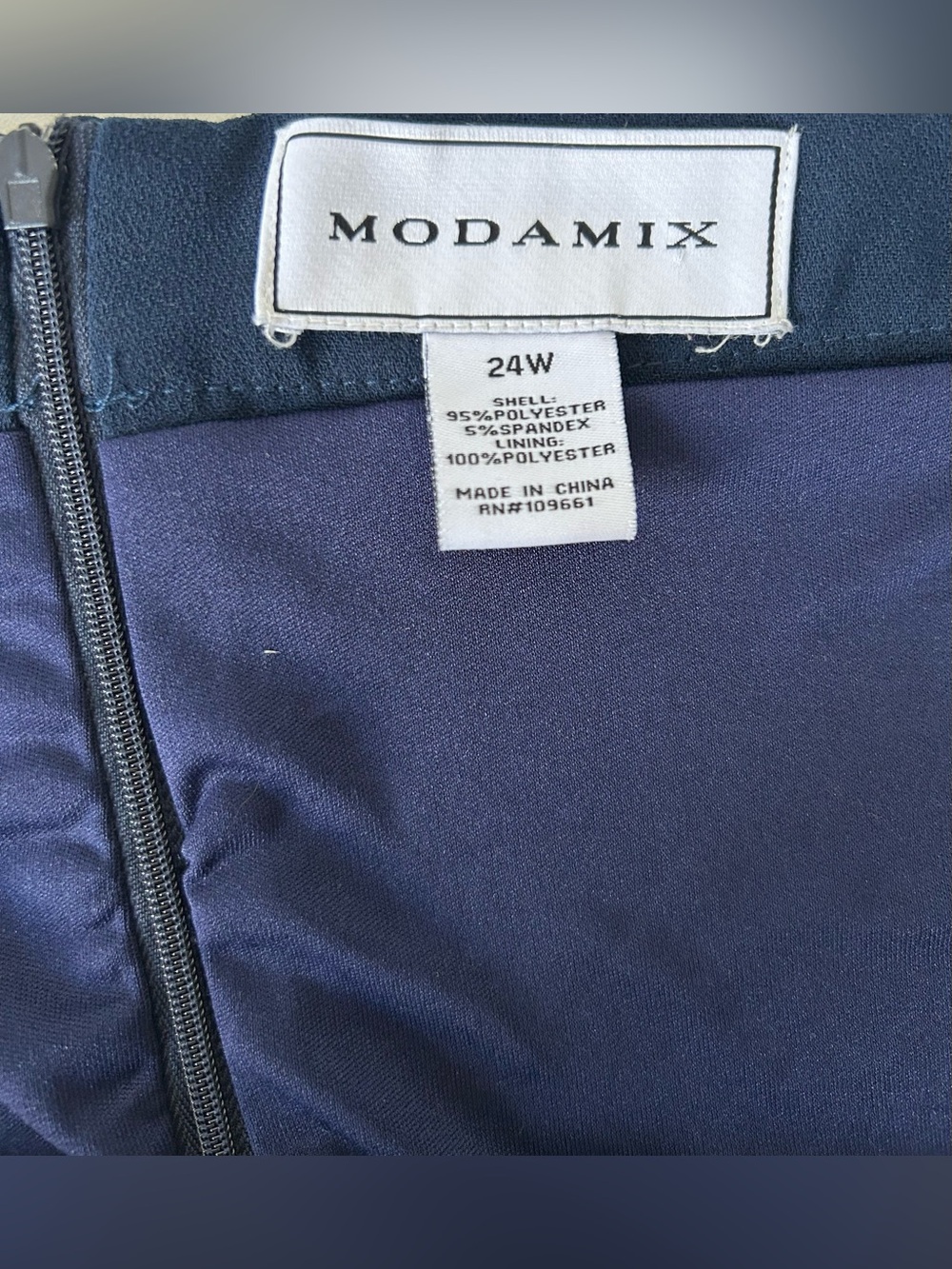 MODAMIX ASYMMETRICAL SKIRT SZ. 24 - Picture 4 of 5